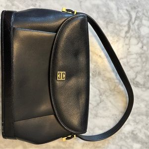 Vintage Givenchy Genuine leather handbag. Fair condition.